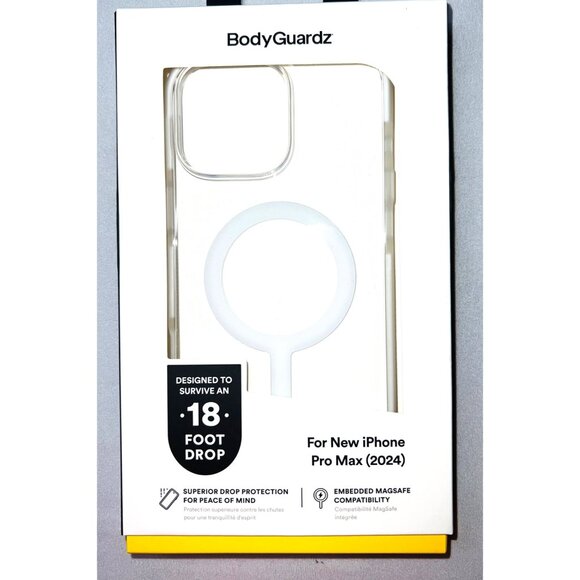 BodyGuardz Ace Pro Case For iPhone Pro Max 2024 With MagSafe & 18-Foot Drop Prot - Picture 1 of 5